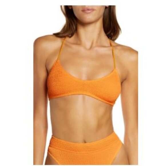 NEW Bond Eye 2pc Selena Top Scene bottom Tangerine Orange OS - Picture 1 of 7